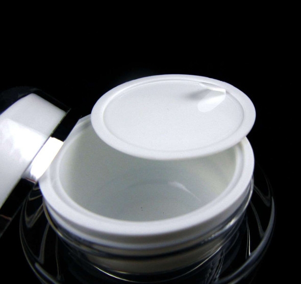 Acrylic Cosmetic Beauty Containers Cream Jars w/ Sealing Disc - 30ml Beauty Makeup Supply