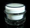 Acrylic Cosmetic Beauty Containers Cream Jars w/ Sealing Disc - 50ml • 3150