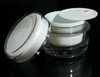 Acrylic Cosmetic Beauty Containers Cream Jars w/ Sealing Disc - 50ml • 3150