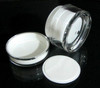 Acrylic Cosmetic Beauty Containers Cream Jars w/ Sealing Disc - 50ml • 3150