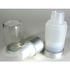 Airless Pump Bottles Refillable Beauty Packaging - 15 ml / 0.5 oz. (Frost) • 5012 www.Beauty Makeup Supply.com