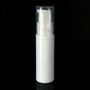 Mini White Airless Pump Bottles with Cap a Disposable Travel Beauty Containers for Serum