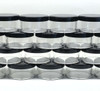 Cosmetic Jars Plastic Beauty Containers - 30 Gram (Black / Clear Lid)