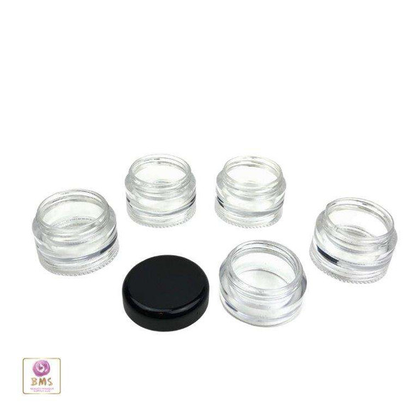 Cosmetic Jars Stackable Beauty Container - 5 Gram / 5 Ml • 3218 Beauty Makeup Supply