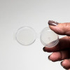 Cosmetic Hinged Lid Jars Beauty Containers - 5 Ml (Clear)