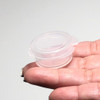 Cosmetic Hinged Lid Jars Beauty Containers - 5 Ml (Clear)