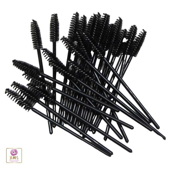 Disposable Mascara Wands Full Head Brow Spoolie Makeup Applicators (25) • 5007 Beauty Makeup Supply