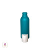 Plastic Bottles HDPE Refillable Bullet Bottles with White Disc Cap 2 oz (Blue) • 9702DW Beauty Makeup Supply