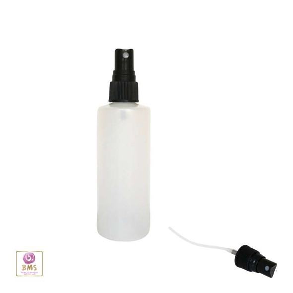 Plastic Bottles LDPE Cylinder Spray Bottles 8 oz. (Natural) • 9728SB Beauty Makeup Supply