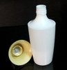 Plastic Bottles White with Pink Cap Beauty Liquid Containers - 8.5 oz. www.Beauty-Makeup-Supply.com