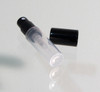 Plastic Atomizers Refillable Spray Bottles Perfume Sample Misters - 2 ml  (Black Pump) • 5076