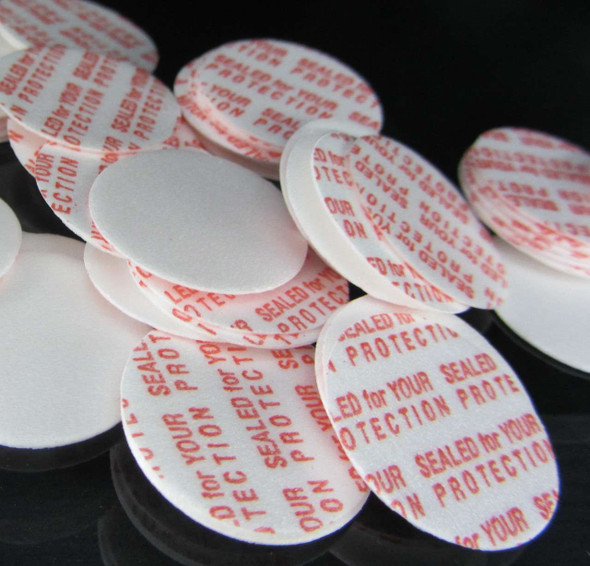 Press and Seal Foam Liners Tamper Proof Beauty Container Sealers 22 mm (100) • 9422 Beauty Makeup Supply