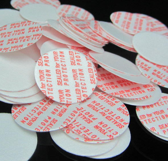 Press and Seal Foam Liners Tamper Proof Beauty Container Sealers 24 mm (100) • 9424