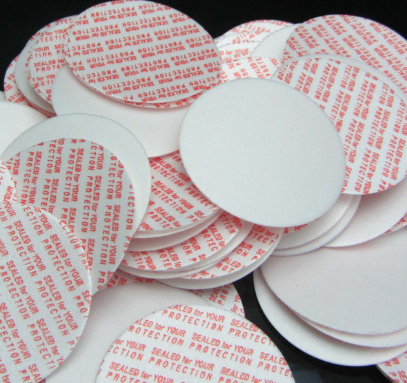 Press and Seal Foam Liners Tamper Proof Beauty Container Sealers 48 mm (100) • 9448