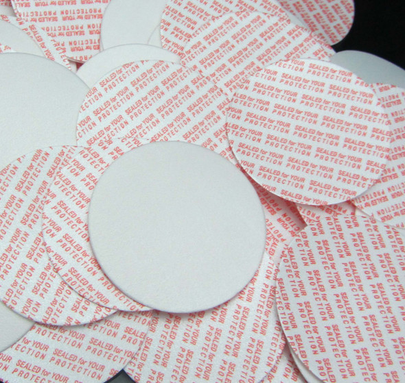 Press and Seal Foam Liners Tamper Proof Beauty Container Sealers 58 mm (100) • 9458