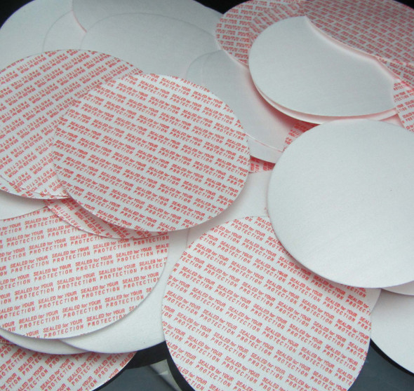 Press and Seal Foam Liners Tamper Proof Beauty Container Sealer 89 mm (100) • 9489