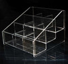 Square Acrylic Nail Polish & Cosmetic Organizer Display • 5680 Beauty Makeup Supply