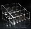 Square Acrylic Nail Polish & Cosmetic Organizer Display • 5680 Beauty Makeup Supply