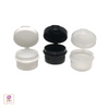 Cosmetic Jars Beauty Containers with Hinged Lid  - 3 Ml (Natural / White / Black)