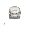 Acrylic Beauty Containers Square Cosmetic Cream  Jars w/ Sealing Disc 50ml • 3950