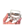 Acrylic Beauty Containers Square Cosmetic Cream  Jars w/ Sealing Disc 50ml • 3950