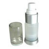 Airless Pump Bottles Refillable Beauty Packaging - 15 ml / 0.5 oz. (Frost) • 5012 www.Beauty Makeup Supply.com