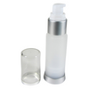 Airless Pump Bottles Lotion Serum Treatment Refillable Packaging - 30 ml / 1 oz. (Frost) • 5018 Beauty Makeup Supply.com