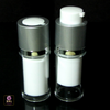 Airless Twist Up Pump Serum Acrylic Bottles - 15 ml / 0.5 oz. (White) • 3515
