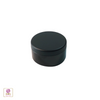 Cosmetic Jars Plastic Black Beauty Containers with Lids - 30 Gram (Matte Black / Silver Lid) 