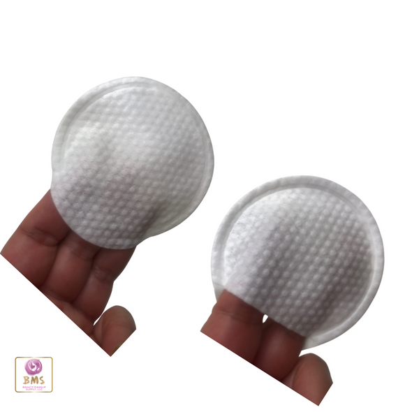Facial Cleansing Round Textured Makeup Remover Pads with Pocket (100) • 5755