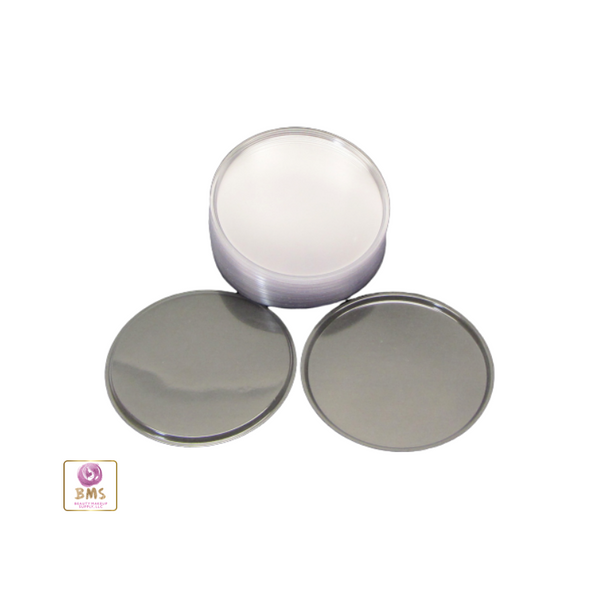 Cosmetic Jar Disc Liners Clear Plastic Dust Cover For 70 mm Beauty Containers (48) • 9670