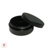  20 Gram Cosmetic Jars Plastic Black Beauty Containers with Matte Black Lid www.Beauty-Makeup-Supply.com