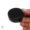  20 Gram Cosmetic Jars Plastic Black Beauty Containers with Matte Black Lid www.Beauty-Makeup-Supply.com