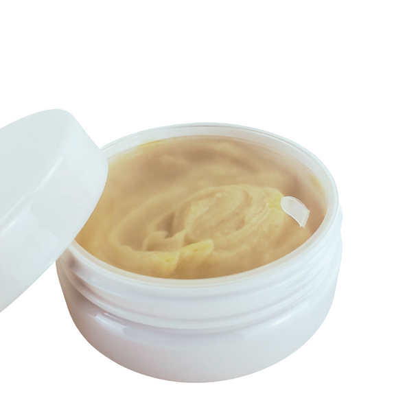 Cosmetic Jars Plastic PET White Beauty Containers 100 Ml (White Lined Cap w/ Jar Disc Sealer) SKU 9301 beauty-makeup-supply.com