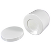 Plastic Jars Double Wall White Beauty Containers & Seal - 4 oz. (White / Black) • 9313 / 9314 Beauty-Makeup-Supply.com