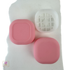Square Lip Balm Ball Containers (Pink) • 9294
